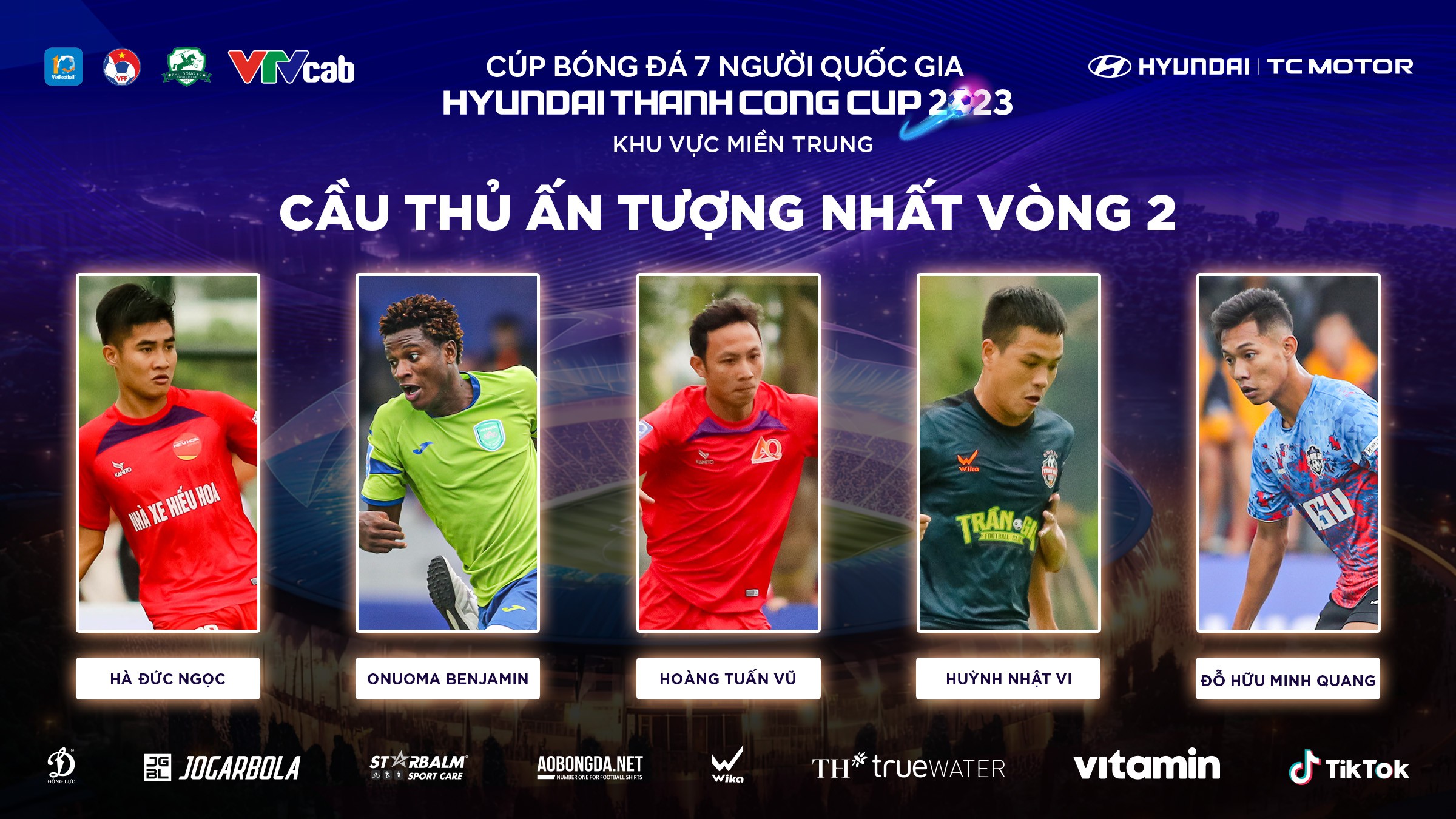 Bình chọn cầu thủ ấn tượng vòng 2 VSC-S3 khu vực miền Trung
